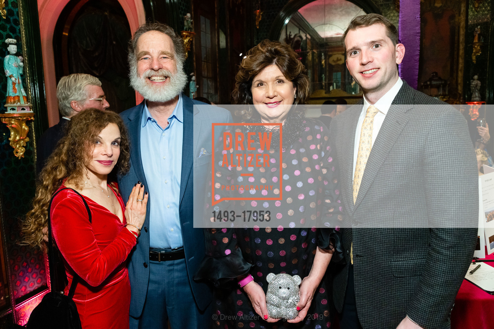Debbie Sternbach, Bob Sternbach, Pam Glogau, Gordon Glogau, Glogau Teddy Bear Party 2019, Private Residence, March 21st, 2019, Photo #1493-17953 Debbie Sternbach, Bob Sternbach, Pam Glogau, Gordon Glogau, Photo #1493-17953