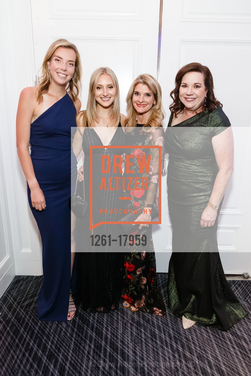 Leah Swig, Meg Sanford, Amy Sanford, Kim Swig, Make-A-Wish Greater Bay Area Annual Gala, The Ritz-Carlton. 600 Stockton Street, March 22nd, 2019, Photo #1261-17959 Leah Swig, Meg Sanford, Amy Sanford, Kim Swig, Photo #1261-17959