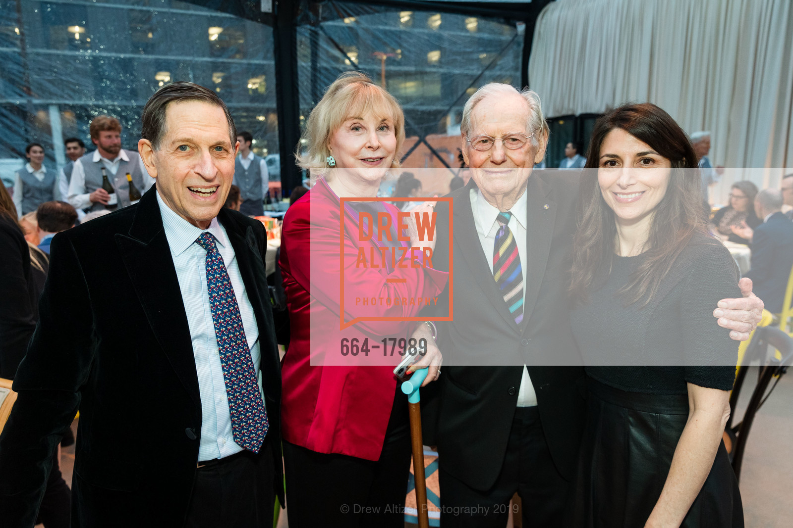 Fred Gans, Shelby Gans, Wayne Thiebaud, Colleen Casey, Photo #664-17989