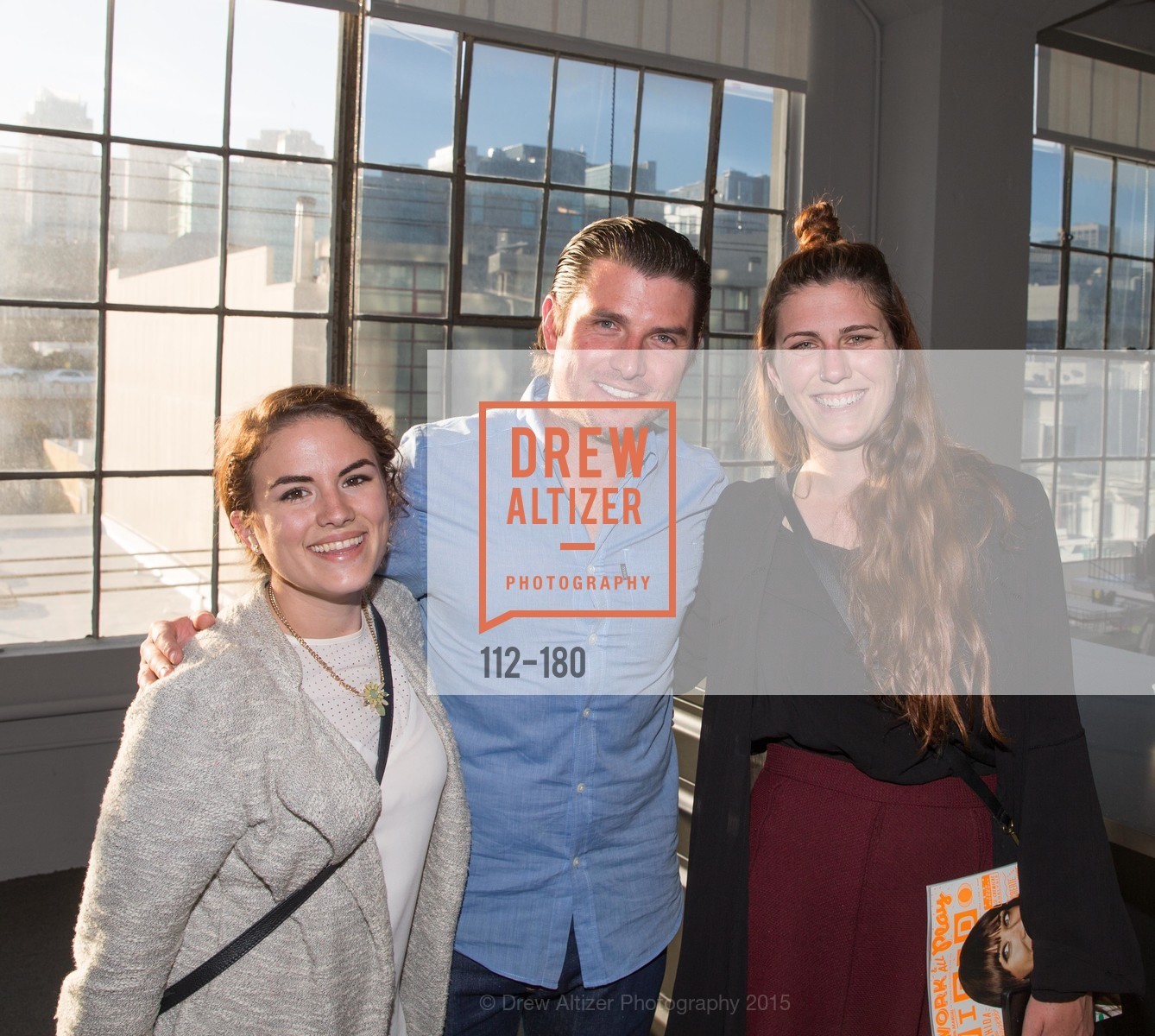 Kate Emberley, Giovanni Dorin, Haley Wise, Wired Magazine July Cover Release Celebration at New Wired Office, Wired Magazine Offices. 520 3rd Street, June 24th, 2015,Drew Altizer, Drew Altizer Photography, full-service agency, private events, San Francisco photographer, photographer california