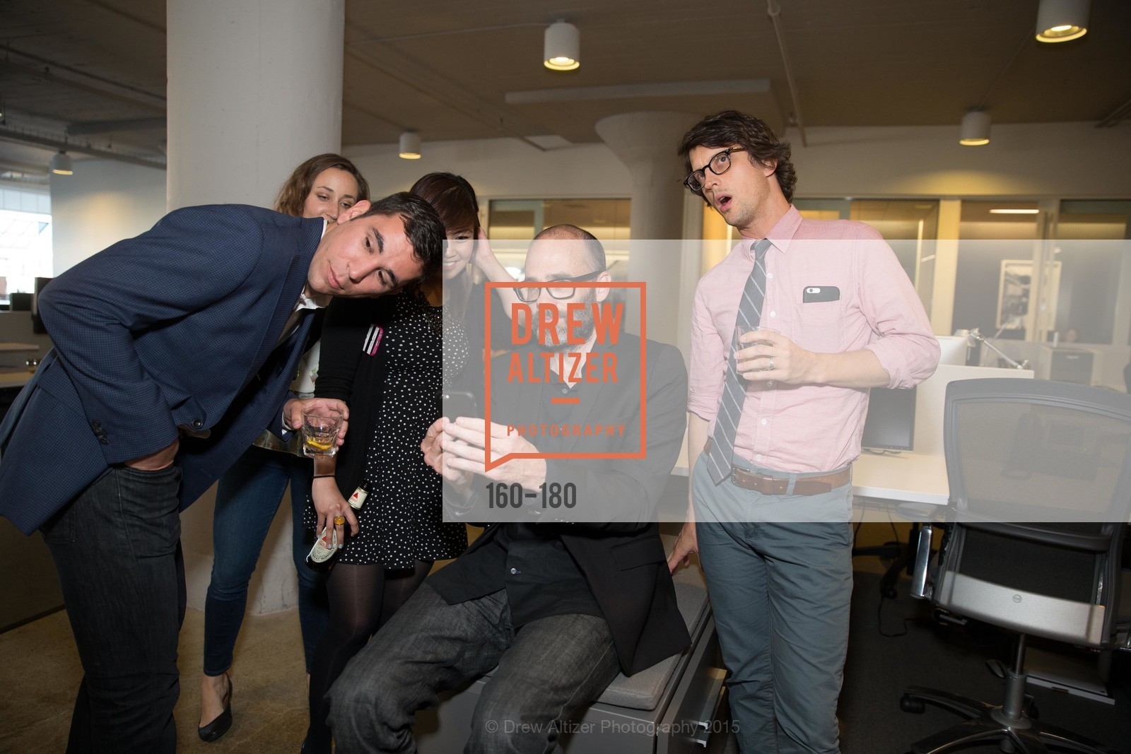 Mark McClusky, Patrick Witty, Neil Harris, Wired Magazine July Cover Release Celebration at New Wired Office, Wired Magazine Offices. 520 3rd Street, June 24th, 2015,Drew Altizer, Drew Altizer Photography, full-service agency, private events, San Francisco photographer, photographer california