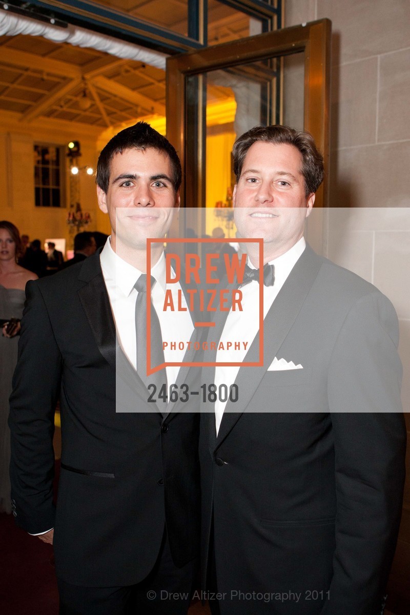Brian Gougherty, Patrick Barber, SAN FRANCISCO BALLET "La Belle Epoque" Patrons Arrivals, Dinner and Intermission, San Francisco City Hall, January 27th, 2011, Photo #2463-1800 Brian Gougherty, Patrick Barber, Photo #2463-1800