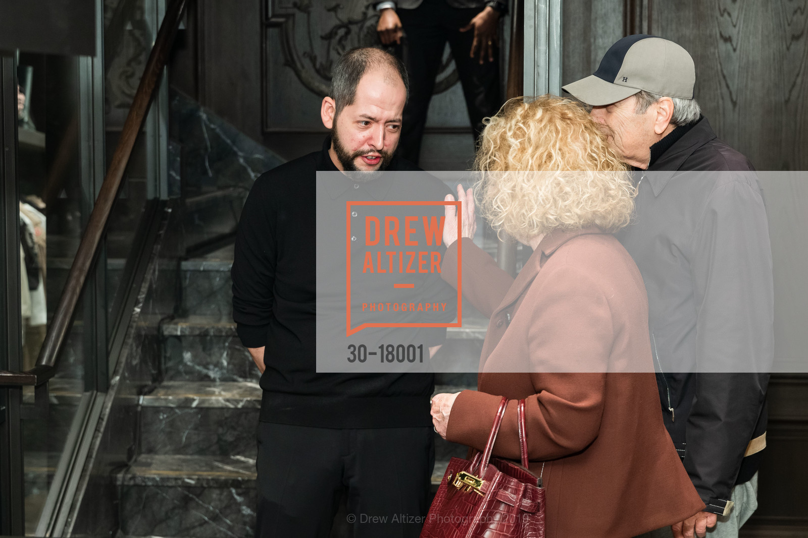 Craig Stephens, William Kappen, Louie Kappen, Moncler Fragment Launch, Moncler. 212 Stockton Street, March 28th, 2019, Photo #30-18001 Craig Stephens, William Kappen, Louie Kappen, Photo #30-18001