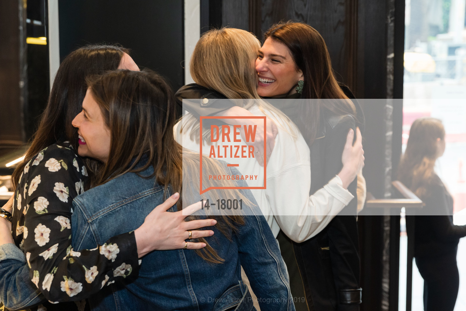 Lauren Gross, Darby Gaynor Glickman, Jennifer Stroud, Moncler Fragment Launch, Moncler. 212 Stockton Street, March 28th, 2019, Photo #14-18001 Lauren Gross, Darby Gaynor Glickman, Jennifer Stroud, Photo #14-18001