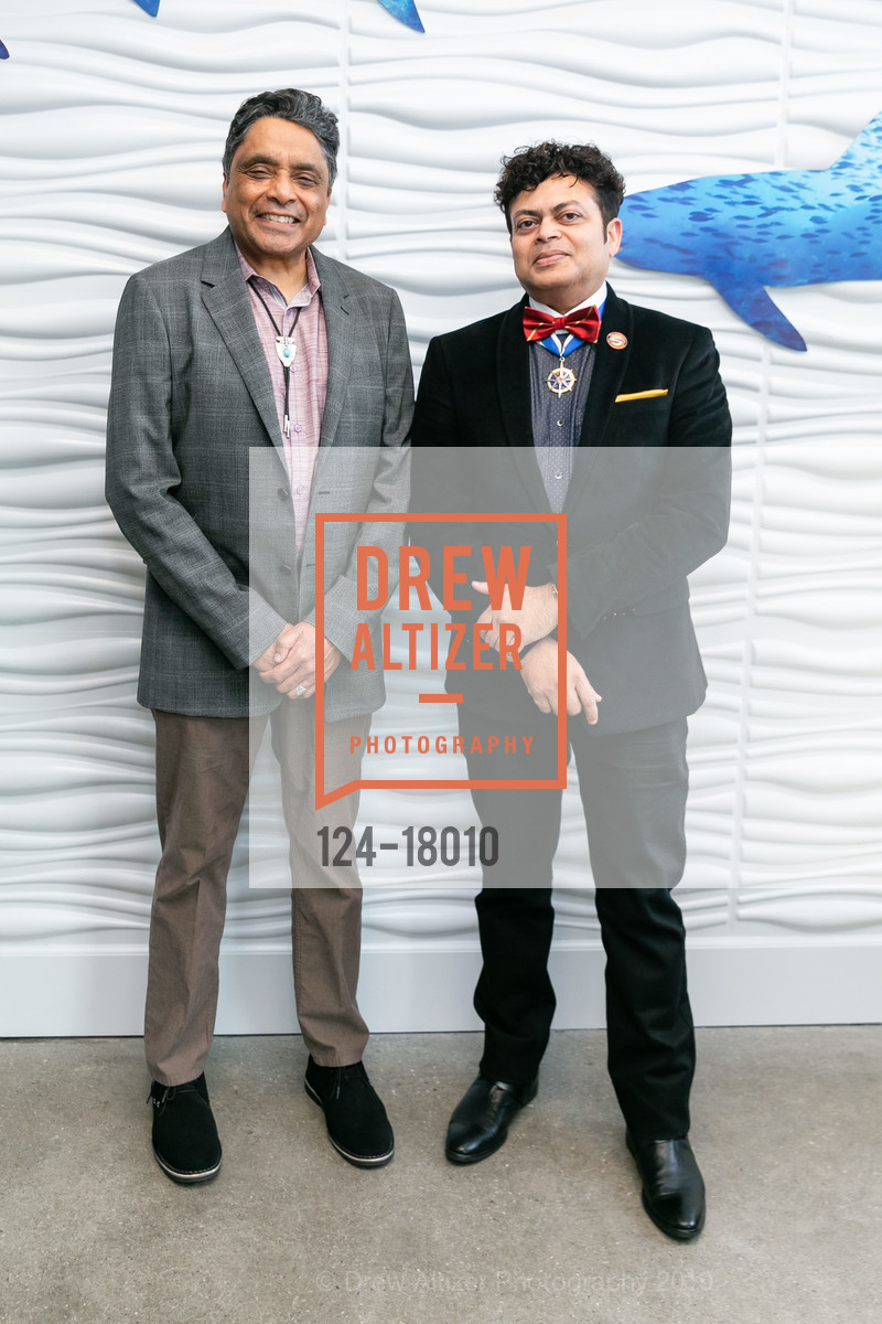 Stan de Mello, George Jacob, RCGS Presents: Louis Kamookak Medal Ceremony 2019, Aquarium Of The Bay, Farallon Room. Pier 39, March 28th, 2019, Photo #124-18010 Stan de Mello, George Jacob, Photo #124-18010