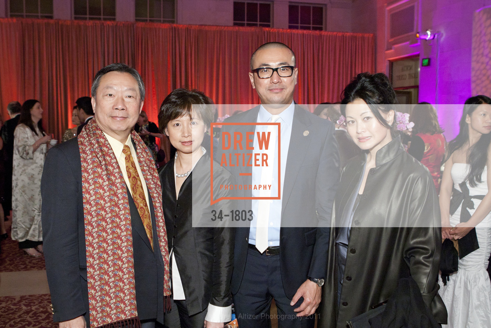 Stanley Cheng, Grace Yu, Jeff Leung, Janie Fong, SAN FRANCISCO SYMPHONY Celebrates its 11th Annual Chinese New Year Concert & Imperial Dinner, US, January 31st, 2011, Photo #34-1803 Stanley Cheng, Grace Yu, Jeff Leung, Janie Fong, Photo #34-1803
