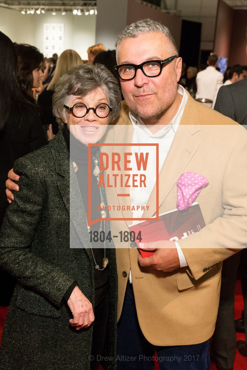 Carole Shorenstein Hays, Rick Miramontez, FOG Preview Gala 2017, Fort Mason Center for Arts and Culture. 2 Marina Blvd, January 11th, 2017, Photo #1804-1804 Carole Shorenstein Hays, Rick Miramontez, Photo #1804-1804