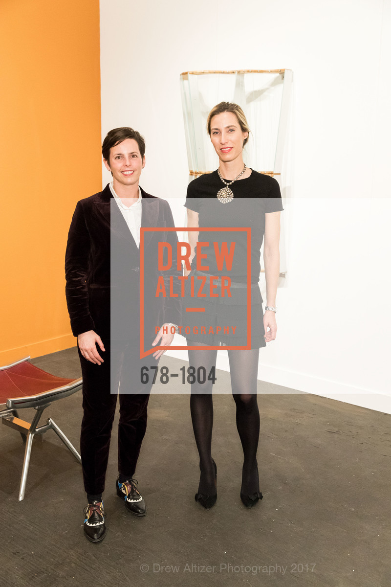Jessica Silverman, Caroline Schmidt Barnett, FOG Preview Gala 2017, Fort Mason Center for Arts and Culture. 2 Marina Blvd, January 11th, 2017, Photo #678-1804 Jessica Silverman, Caroline Schmidt Barnett, Photo #678-1804