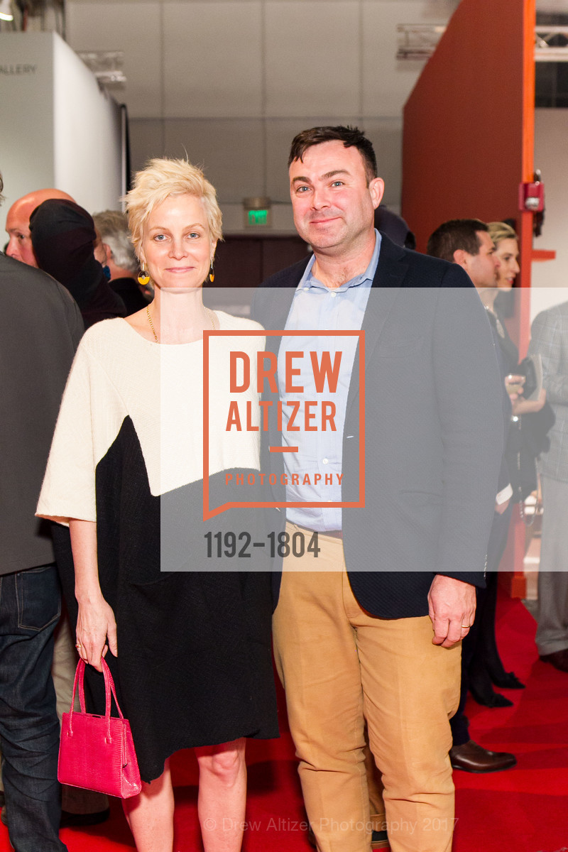 Erica Timbrell, Clayton Timbrell, FOG Preview Gala 2017, Fort Mason Center for Arts and Culture. 2 Marina Blvd, January 11th, 2017, Photo #1192-1804 Erica Timbrell, Clayton Timbrell, Photo #1192-1804