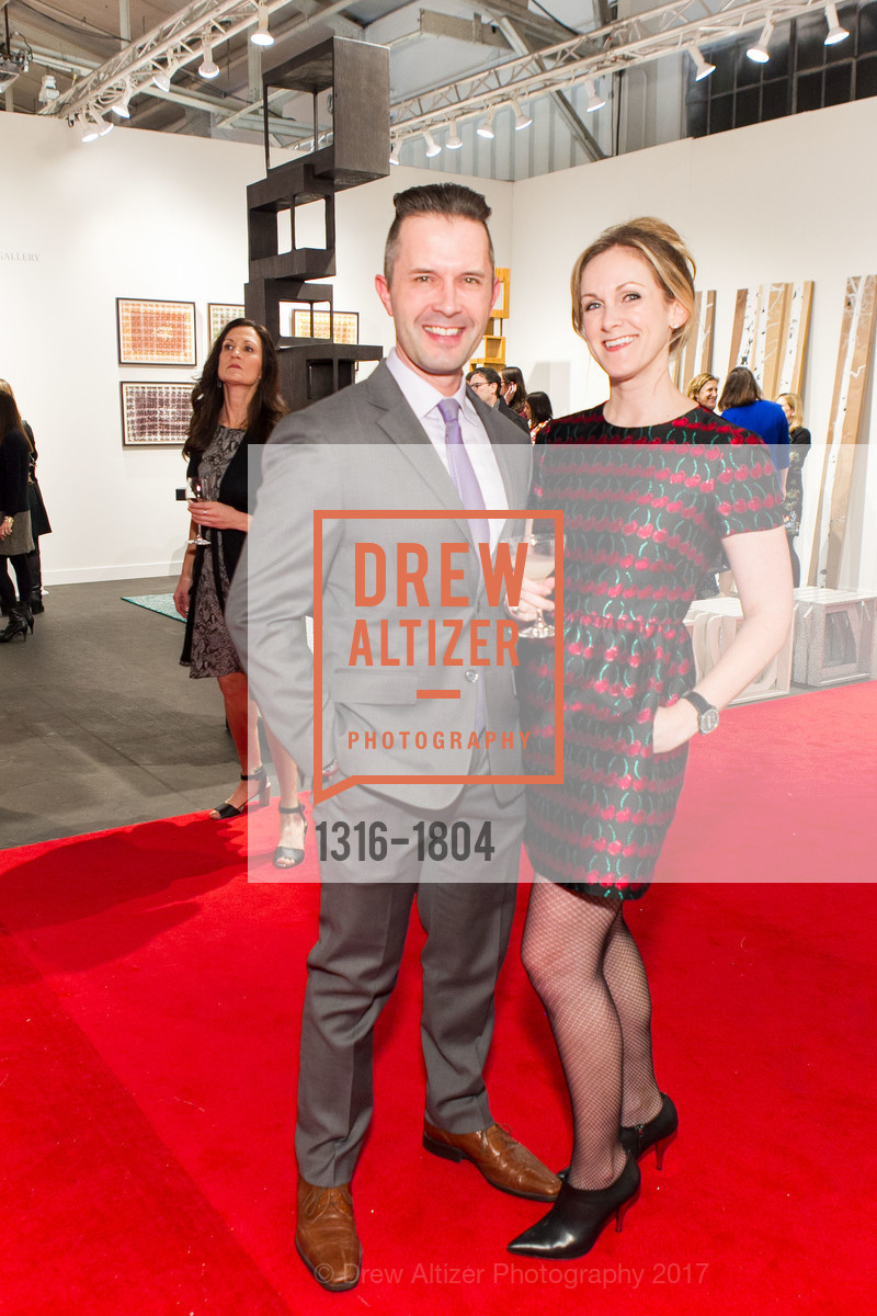 Justin Frieders, Janelle Harris, FOG Preview Gala 2017, Fort Mason Center for Arts and Culture. 2 Marina Blvd, January 11th, 2017, Photo #1316-1804 Justin Frieders, Janelle Harris, Photo #1316-1804