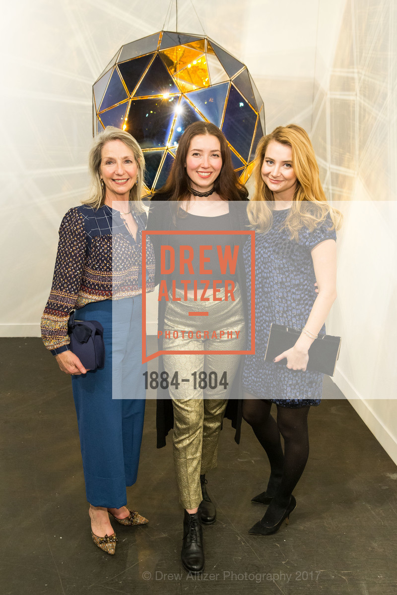 Kathy Best, Sofia Shu, Francesca Betti, FOG Preview Gala 2017, Fort Mason Center for Arts and Culture. 2 Marina Blvd, January 11th, 2017, Photo #1884-1804 Kathy Best, Sofia Shu, Francesca Betti, Photo #1884-1804