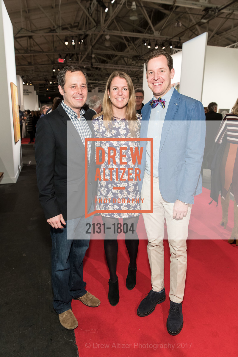 Stephen Williams, Carolyn Thomas, John Griffin, FOG Preview Gala 2017, Fort Mason Center for Arts and Culture. 2 Marina Blvd, January 11th, 2017, Photo #2131-1804 Stephen Williams, Carolyn Thomas, John Griffin, Photo #2131-1804