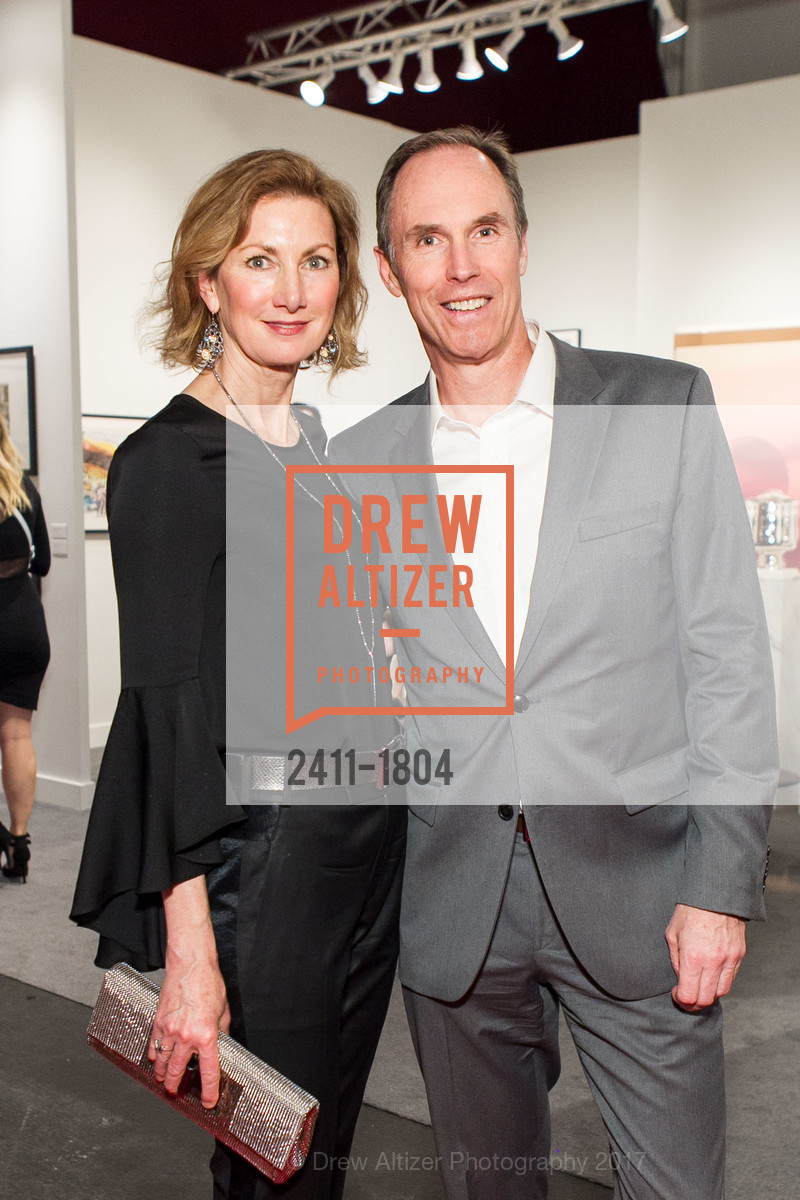 Shirley Parks, David Parks, FOG Preview Gala 2017, Fort Mason Center for Arts and Culture. 2 Marina Blvd, January 11th, 2017, Photo #2411-1804 Shirley Parks, David Parks, Photo #2411-1804