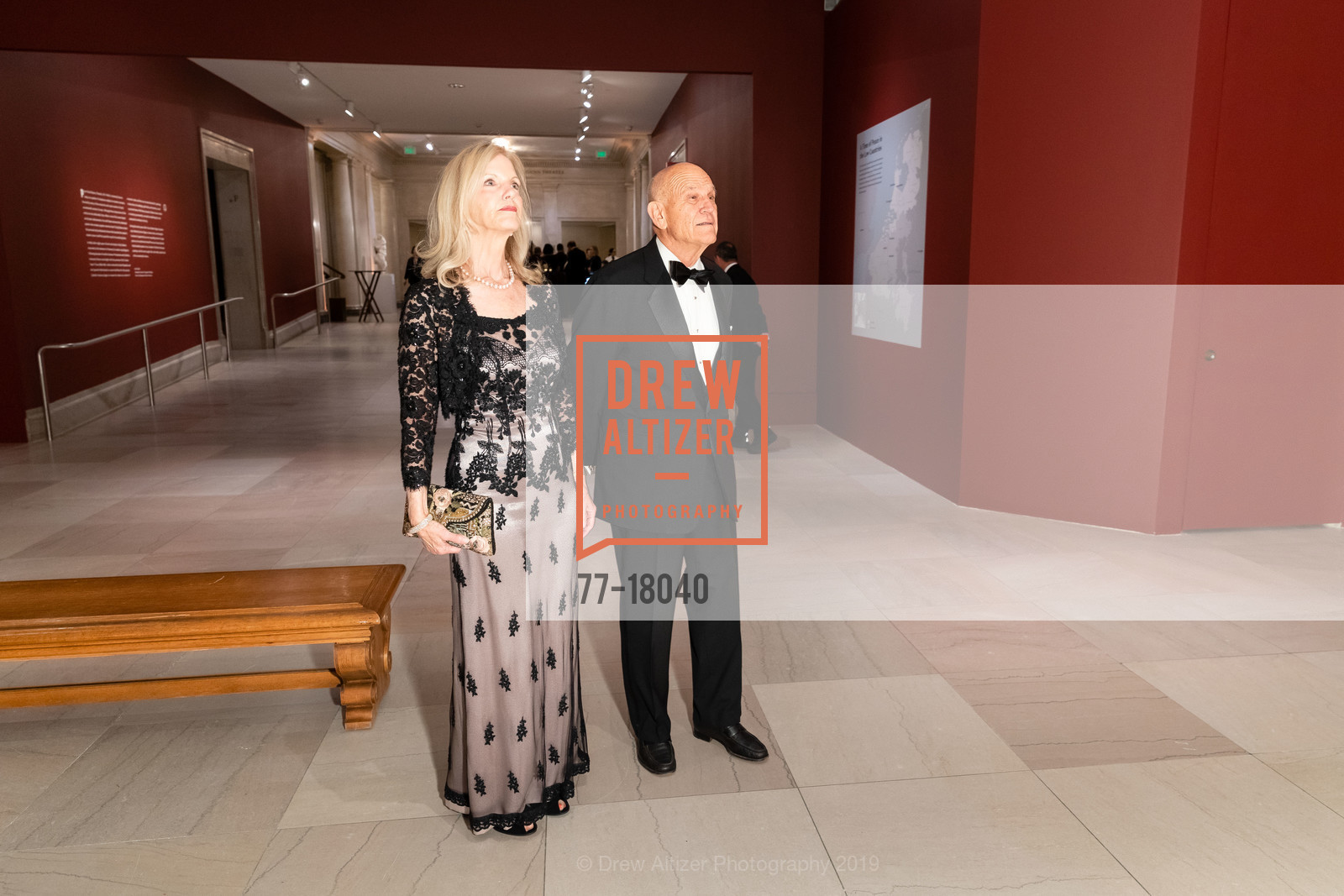 Andrea Schultz, Paul Violich, FAMSF Black Tie Dinner to Celebrate Opening of the Exhibit "Early Rubens", Legion of Honor, April 3rd, 2019, Photo #77-18040 Andrea Schultz, Paul Violich, Photo #77-18040
