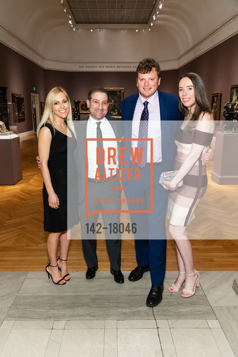 David Saxe, Kelly DeBareuk, Joshua Reynolds, Sarah Rogers, Early Rubens Donor Reception at the Legion of Honor, The Legion of Honor, April 4th, 2019, Photo #142-18046 David Saxe, Kelly DeBareuk, Joshua Reynolds, Sarah Rogers, Photo #142-18046