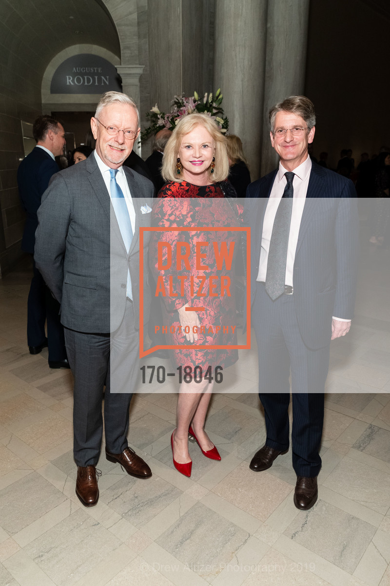 Martin Chapman, Heide Betz, Thomas Campbell, Early Rubens Donor Reception at the Legion of Honor, The Legion of Honor, April 4th, 2019, Photo #170-18046 Martin Chapman, Heide Betz, Thomas Campbell, Photo #170-18046