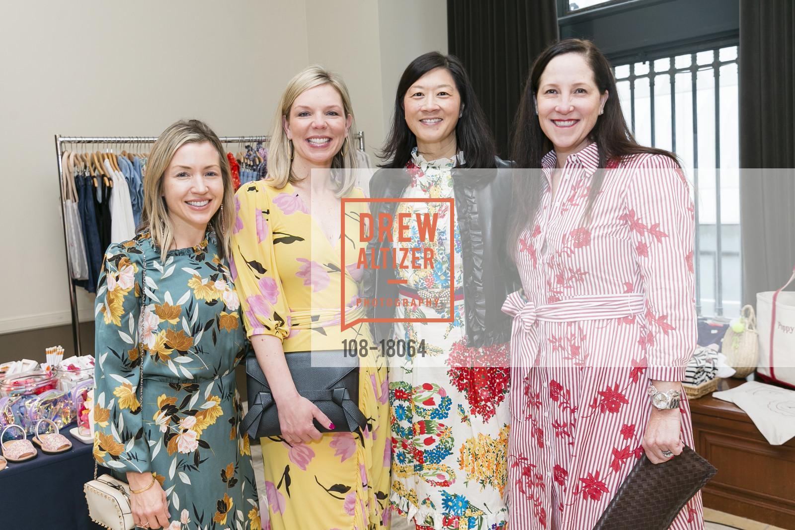 Mary Beth Cecchini, Molly Robinson, Christine Leong Connors, Laurie Haswell, Edgewood Center Annual Fair Luncheon 2019, Bently Reserve. 301 Battery Street, April 5th, 2019, Photo #108-18064 Mary Beth Cecchini, Molly Robinson, Christine Leong Connors, Laurie Haswell, Photo #108-18064