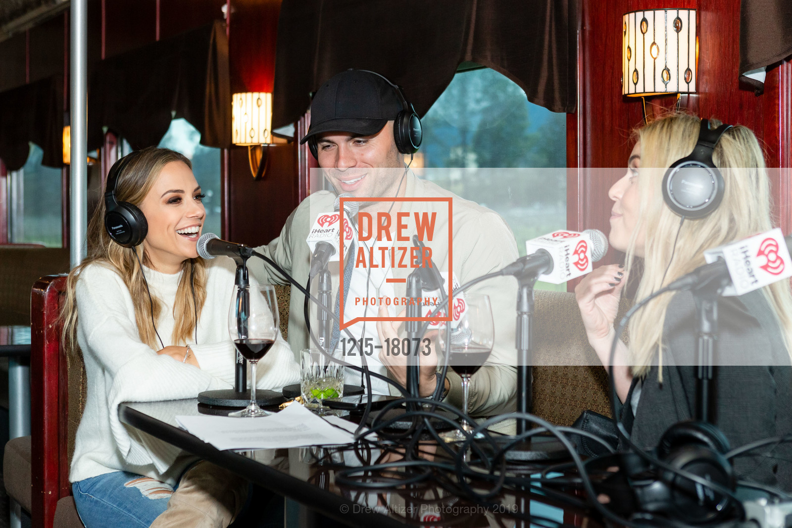 Jana Kramer, Michael Caussin, Tanya Rad, iHeart Media and IFOnly onboard the Napa Valley Wine Train, Napa Valley Wine Train. 1275 Mckinstry Street, April 6th, 2019, Photo #1215-18073 Jana Kramer, Michael Caussin, Tanya Rad, Photo #1215-18073