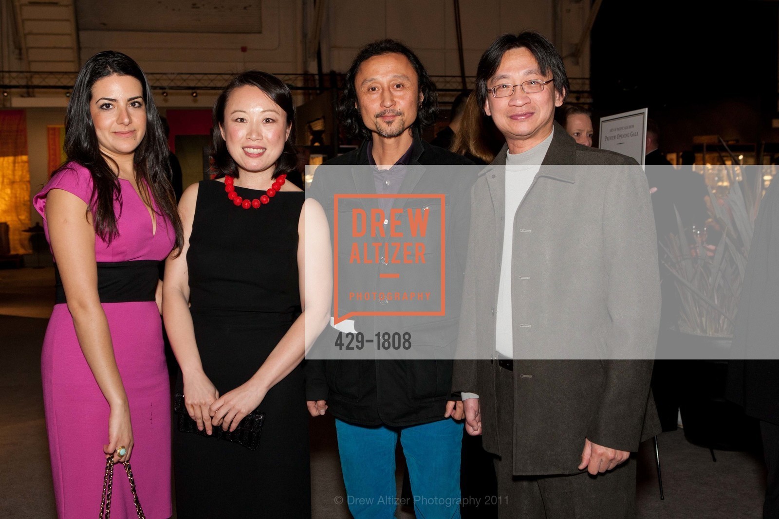 Pegah Moghaddam, Joanne Vhong, Zheng Chongbin, Joseph Chan, Preview Opening Gala of the ARTS OF THE PACIFIC SHOW At the Chong-Moon Lee Center for Asian Art and Culture, Festival Pavilion at Fort Mason, February 3rd, 2011, Photo #429-1808 Pegah Moghaddam, Joanne Vhong, Zheng Chongbin, Joseph Chan, Photo #429-1808