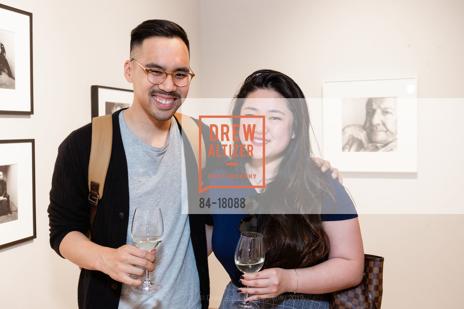 Peter Ding, Ellen Zhong, Pace Gallery Palo Alto's Opening Reception of Irving Penn 2019, Pace Palo Alto. 229 Hamilton Ave, April 10th, 2019, Photo #84-18088 Peter Ding, Ellen Zhong, Photo #84-18088