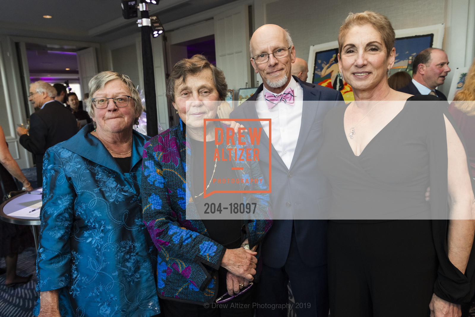 Donna Kitchens, Nancy Davis, Mike McKay, Shelly Gottlieb, Huckleberry Youth Events Spring Gala 2019, The Four Seasons Hotel. 757 Market St, April 11th, 2019, Photo #204-18097 Donna Kitchens, Nancy Davis, Mike McKay, Shelly Gottlieb, Photo #204-18097
