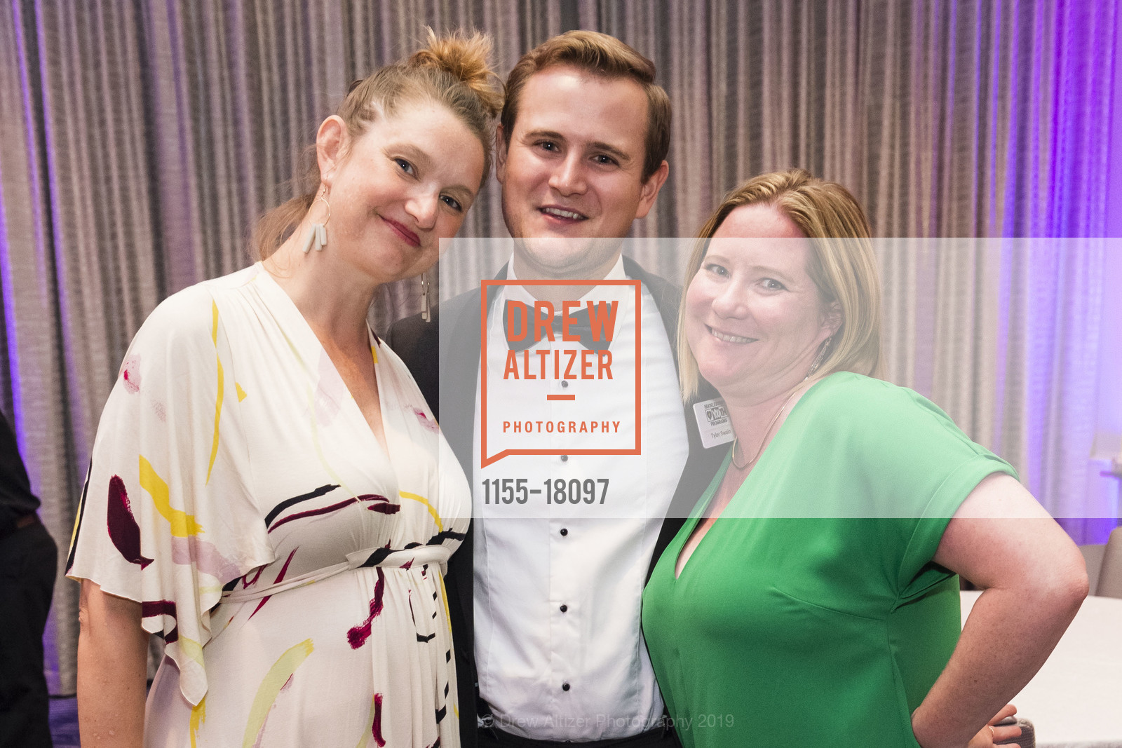 Allison Cordrey, Tyler Swain, Mary Szczepanik, Huckleberry Youth Events Spring Gala 2019, The Four Seasons Hotel. 757 Market St, April 11th, 2019, Photo #1155-18097 Allison Cordrey, Tyler Swain, Mary Szczepanik, Photo #1155-18097