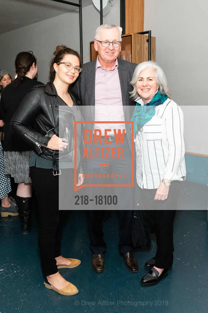 Merrill Sterritt, Gottfried Tittiger, Janet Tittiger, SFFILM Festival 2019 Launch Dinner, Obsipo. 3266 24th Street, April 11th, 2019, Photo #218-18100 Merrill Sterritt, Gottfried Tittiger, Janet Tittiger, Photo #218-18100