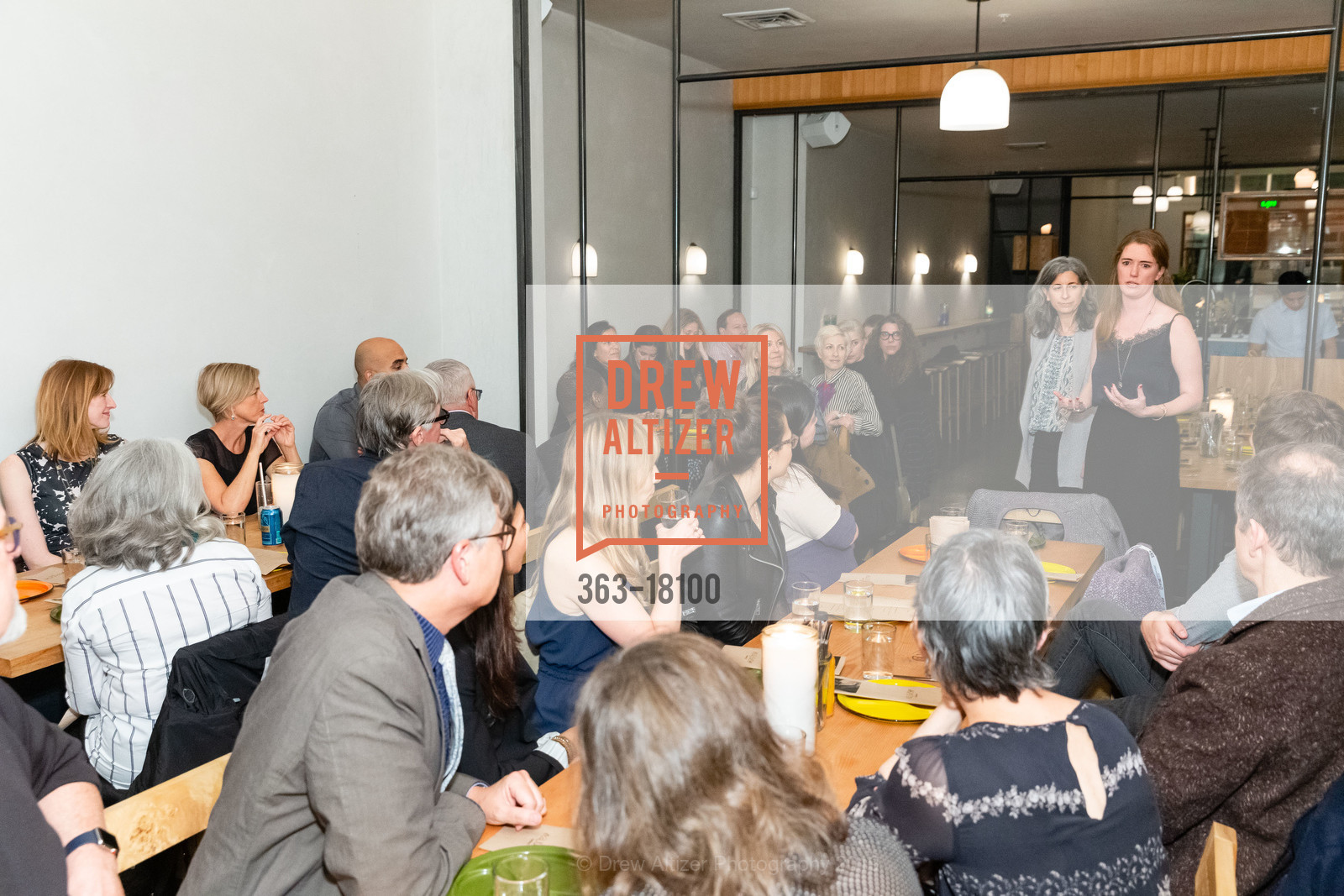 Jenny Raskin, Caroline von Kuhn, SFFILM Festival 2019 Launch Dinner, Obsipo. 3266 24th Street, April 11th, 2019, Photo #363-18100 Jenny Raskin, Caroline von Kuhn, Photo #363-18100