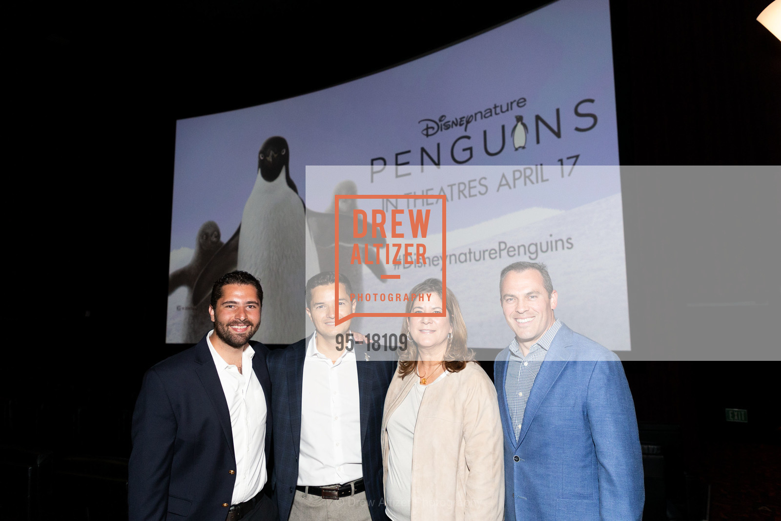 Sebastian Nicholls, Dr. Pablo Borboroglu, Ana Blanco, Paul Baribault, Disneynature's PENGUINS Private Sneak Preview 2019, Century Westfield San Francisco Centre. 835 Market St, Photo #95-18109 Sebastian Nicholls, Dr. Pablo Borboroglu, Ana Blanco, Paul Baribault, Photo #95-18109