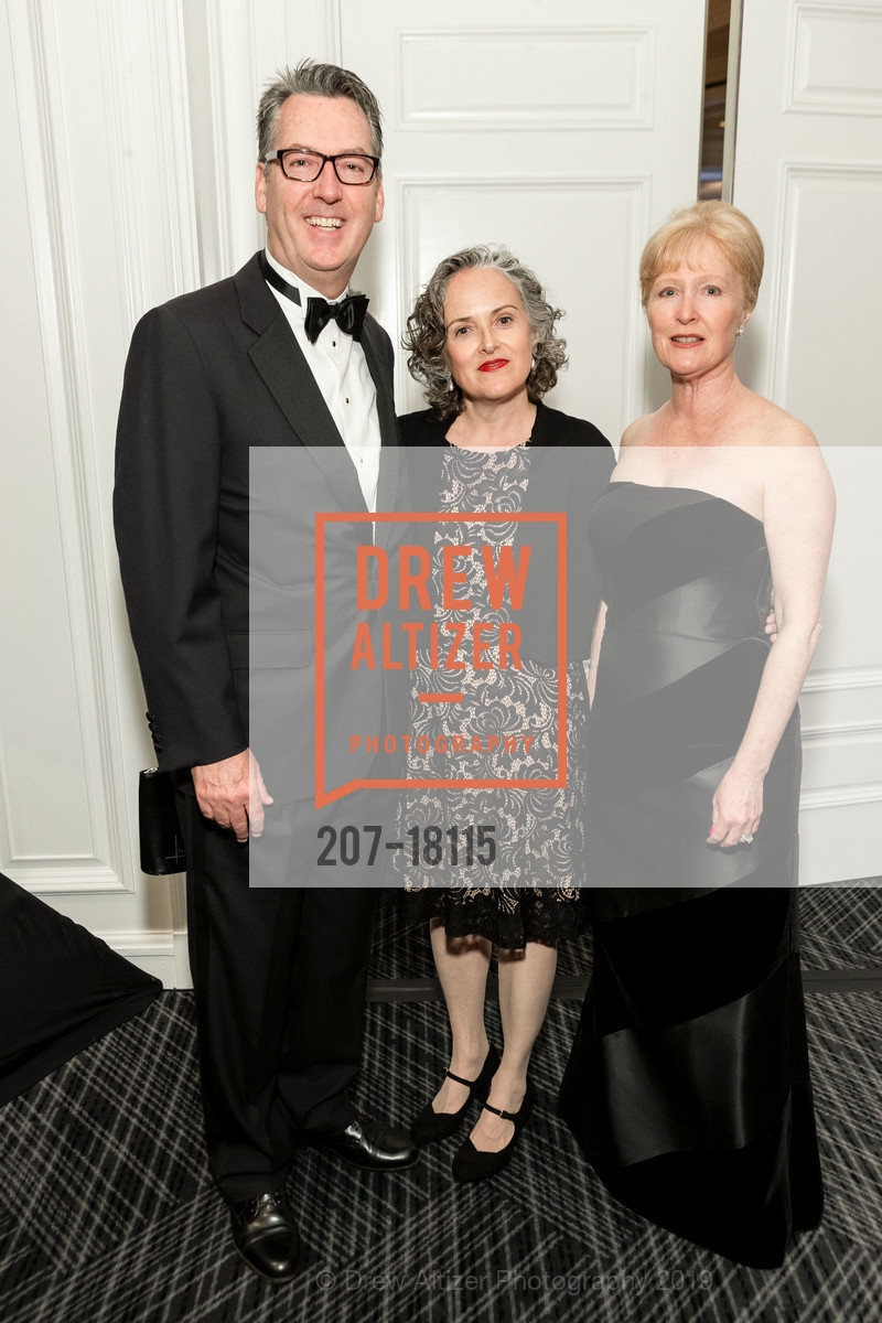 Niall Lynch, Eve Lynch, Carlyn Clause, Merola Spring Benefit Gala 2019: If I Were You, Ritz Carlton SF. 600 Stockton St, April 13th, 2019, Photo #207-18115 Niall Lynch, Eve Lynch, Carlyn Clause, Photo #207-18115