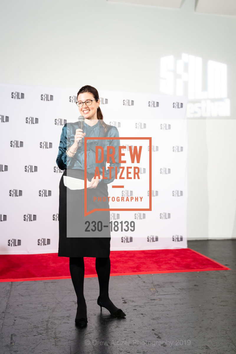 Jennifer Ayer, SFFILM Festival 2019 Red Carpet and Reception for 'The Great American Lie', SFFILM Festival Lounge. 111 Minna Street, April 15th, 2019, Photo #230-18139 Jennifer Ayer, Photo #230-18139
