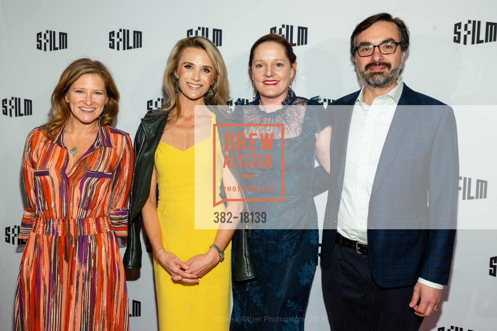 Amanda Mortimer, Jennifer Siebel Newsom, Jessica Congdon, Eric Holland, SFFILM Festival 2019 Red Carpet and Reception for 'The Great American Lie', SFFILM Festival Lounge. 111 Minna Street, April 15th, 2019, Photo #382-18139 Amanda Mortimer, Jennifer Siebel Newsom, Jessica Congdon, Eric Holland, Photo #382-18139