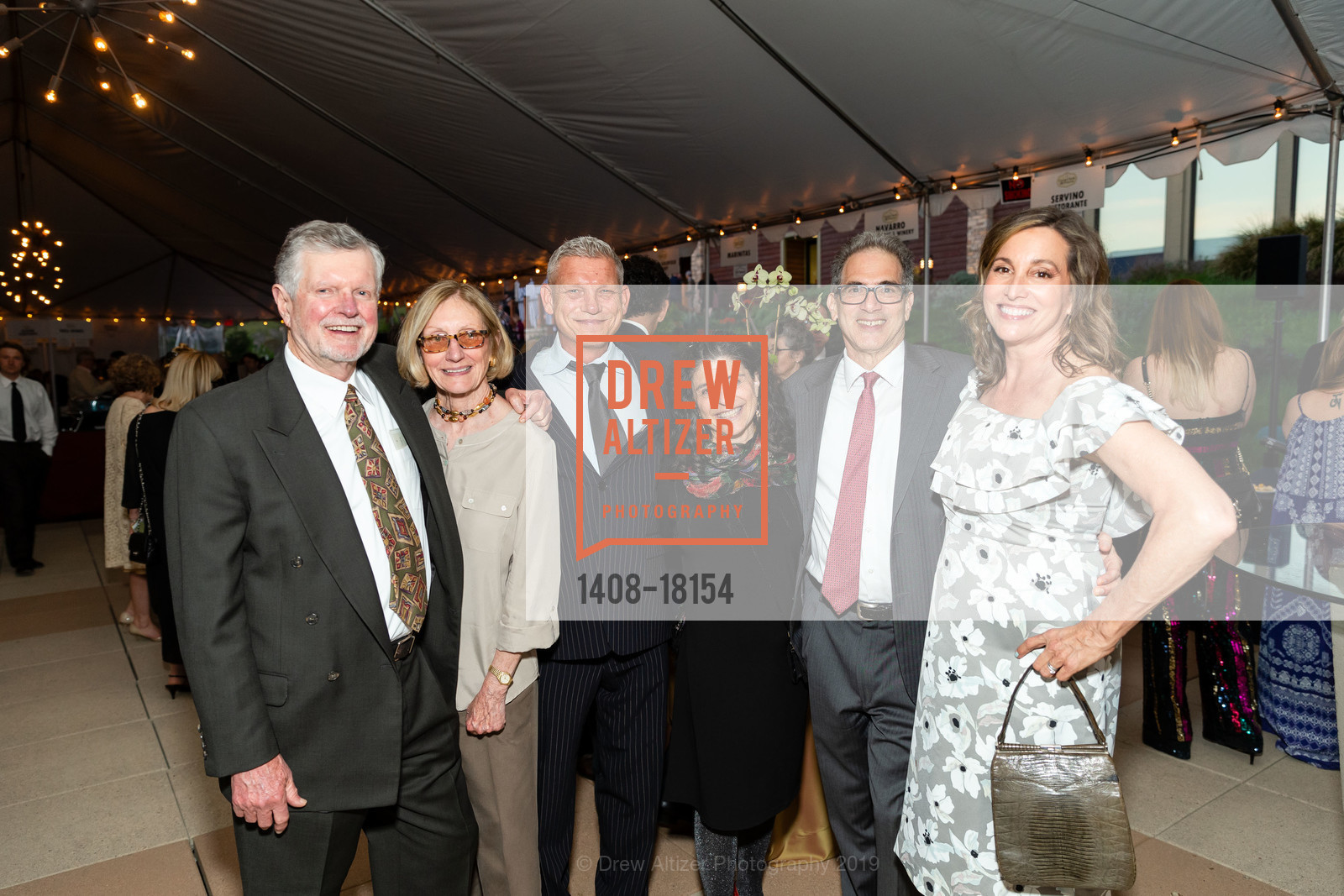 Bo Kearns, Patric Kearns, Matthew Tippell, Stephanie Ozer, David Schoenbach, Leslie Tippell, Great Chefs and Wineries 2019, Peacock Gap. 333 Biscayne Dr, San Rafael, CA 94901, April 13th, 2019, Photo #1408-18154 Bo Kearns, Patric Kearns, Matthew Tippell, Stephanie Ozer, David Schoenbach, Leslie Tippell, Photo #1408-18154