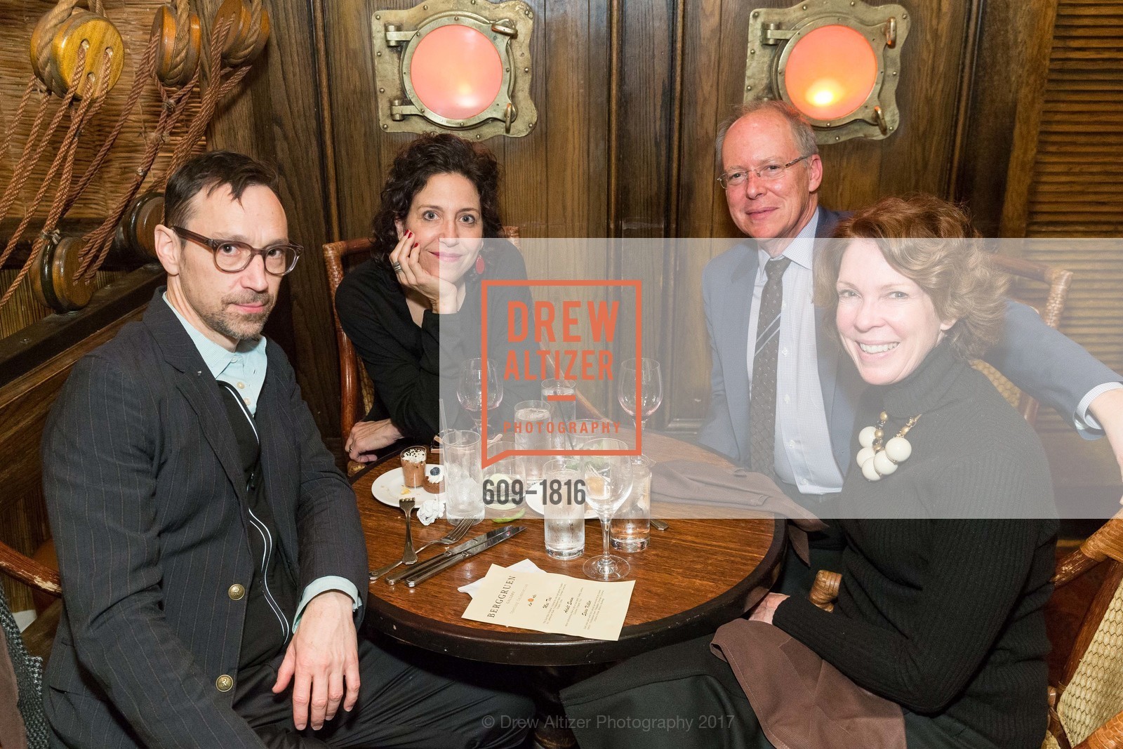 Mark Fox, Elizabeth Logan Harris, Charles Desmarais, Kitty Morgan, Berggruen Gallery Opening: The Human Form, Berggruen Gallery. 2525 Van Ness St, January 12th, 2017, Photo #609-1816 Mark Fox, Elizabeth Logan Harris, Charles Desmarais, Kitty Morgan, Photo #609-1816