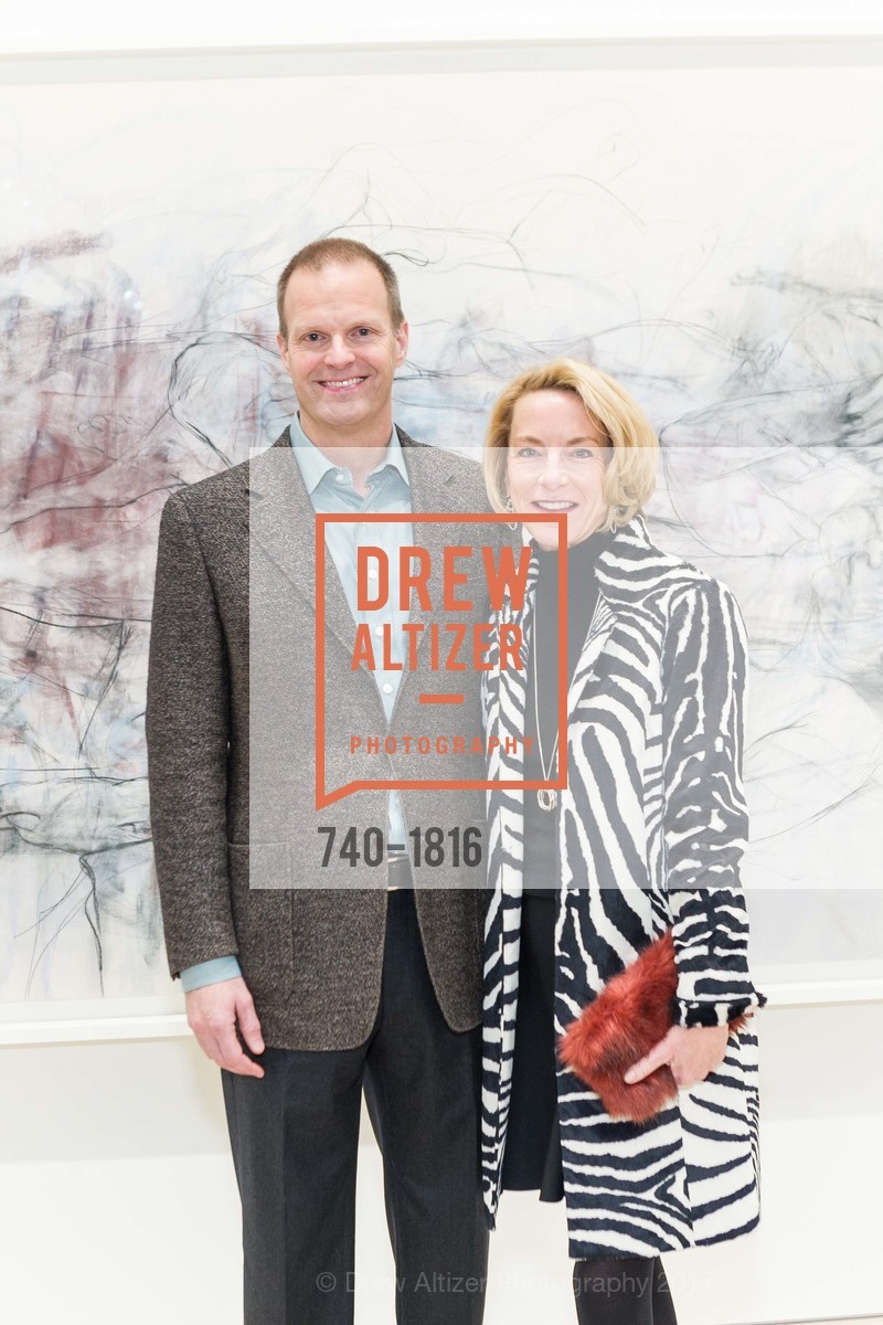 John Walker, Phyllis Walker, Berggruen Gallery Opening: The Human Form, Berggruen Gallery. 2525 Van Ness St, January 12th, 2017, Photo #740-1816 John Walker, Phyllis Walker, Photo #740-1816