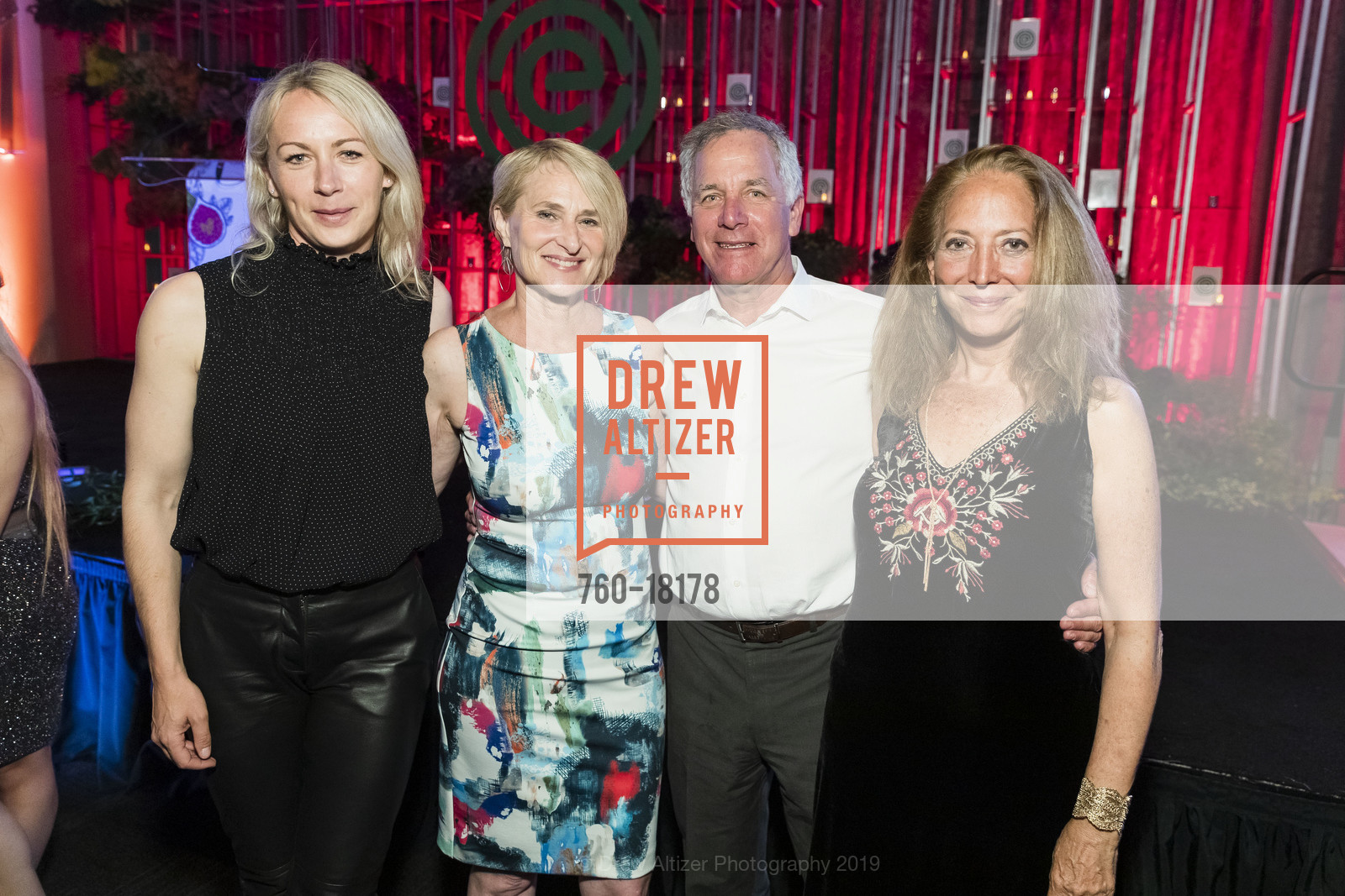 Melina Polly, Deb Callahan, Gary Hirshberg, Meg Hirshberg, Environmental Working Group 10th Annual Earth Dinner, City View at the Metreon. 135 4th Street, April 23rd, 2019, Photo #760-18178 Melina Polly, Deb Callahan, Gary Hirshberg, Meg Hirshberg, Photo #760-18178
