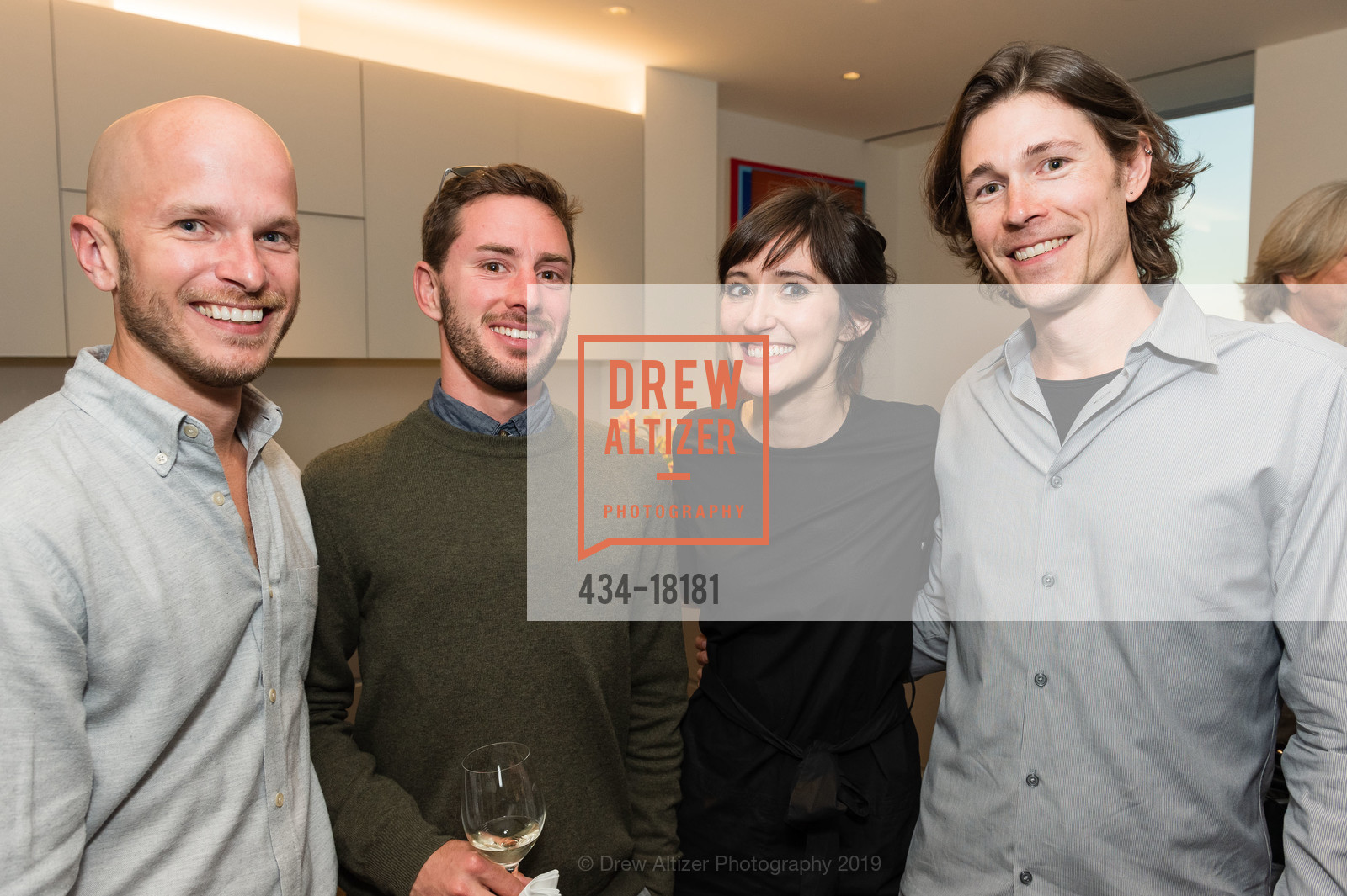 Zach Smith, Jake Moritz, Chloe Blain, Mark Slee, 181 Fremont Philanthropy Awards 2019, 181 Fremont Residences. 181 Fremont Street, April 24th, 2019, Photo #434-18181 Zach Smith, Jake Moritz, Chloe Blain, Mark Slee, Photo #434-18181