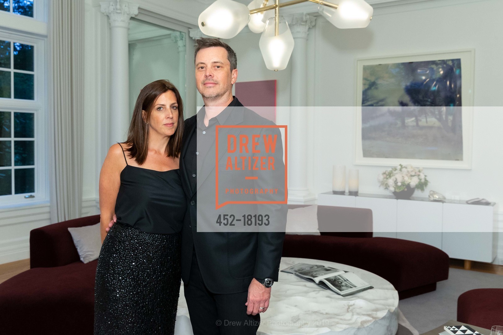 Susan Collins, Chris Weir, San Francisco Decorator Showcase Patron Preview Gala 2019, 3800 Washington St. 3800 Washington St, April 25th, 2019, Photo #452-18193 Susan Collins, Chris Weir, Photo #452-18193