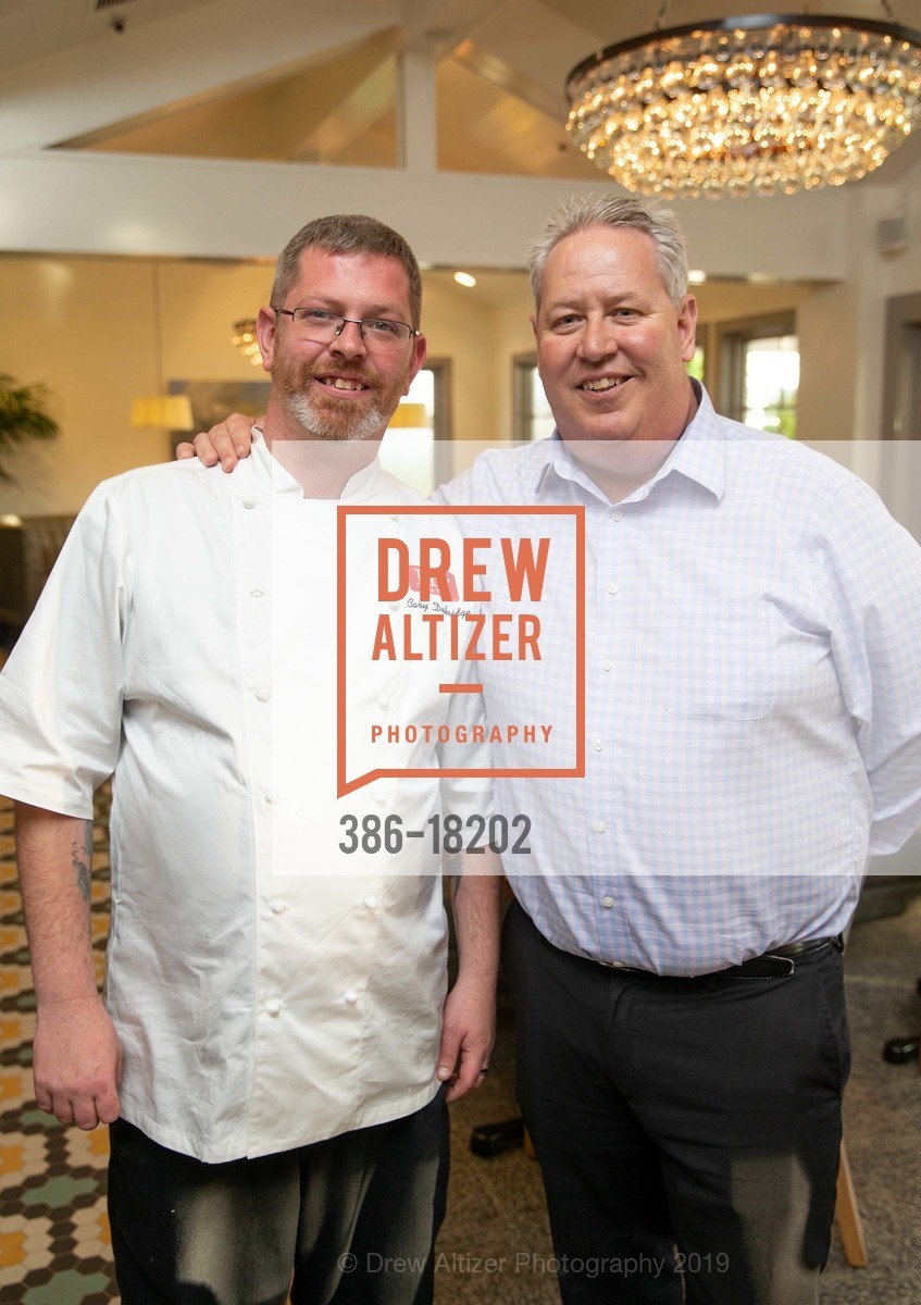 Cary Delbridge, Matt Guyot, Brix Renovation Celebration, Brix. 7377 St Helena Highway, April 25th, 2019, Photo #386-18202 Cary Delbridge, Matt Guyot, Photo #386-18202