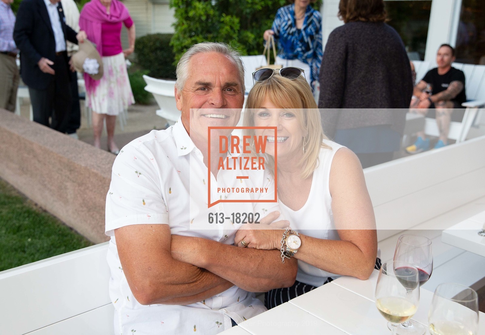 Dale Davis, Sherry Davis, Brix Renovation Celebration, Brix. 7377 St Helena Highway, April 25th, 2019, Photo #613-18202 Dale Davis, Sherry Davis, Photo #613-18202