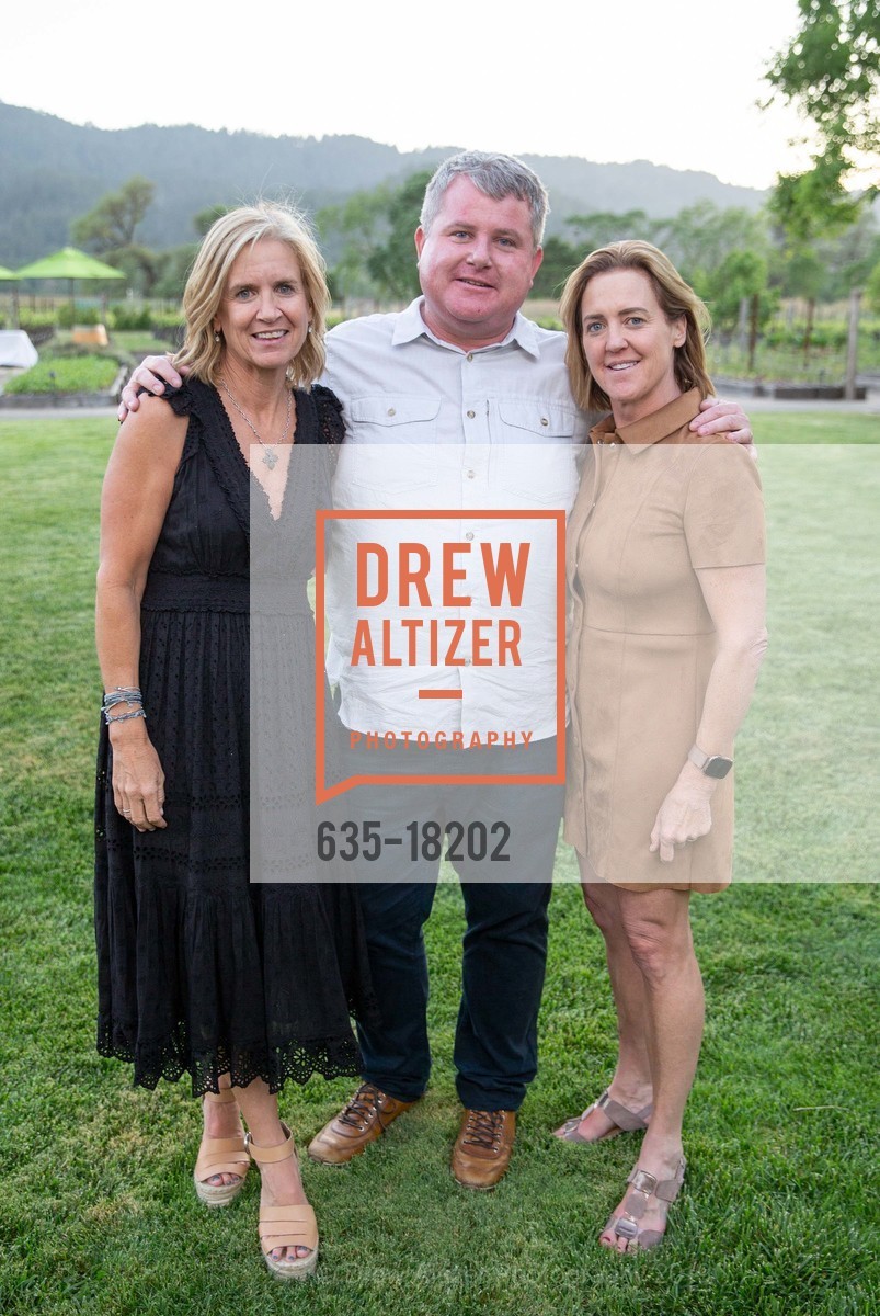 Valerie Kelleher, Craig Becker, Leigh Kelleher, Brix Renovation Celebration, Brix. 7377 St Helena Highway, April 25th, 2019, Photo #635-18202 Valerie Kelleher, Craig Becker, Leigh Kelleher, Photo #635-18202