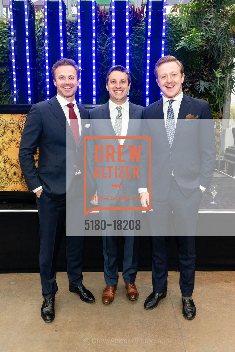 Chris Faught, Sam Strasser, Alistair Thornton, Big Bang Gala 2019, California Acedemy of Sciences. 55 Music Concourse Drive, Photo #5180-18208 Chris Faught, Sam Strasser, Alistair Thornton, Photo #5180-18208