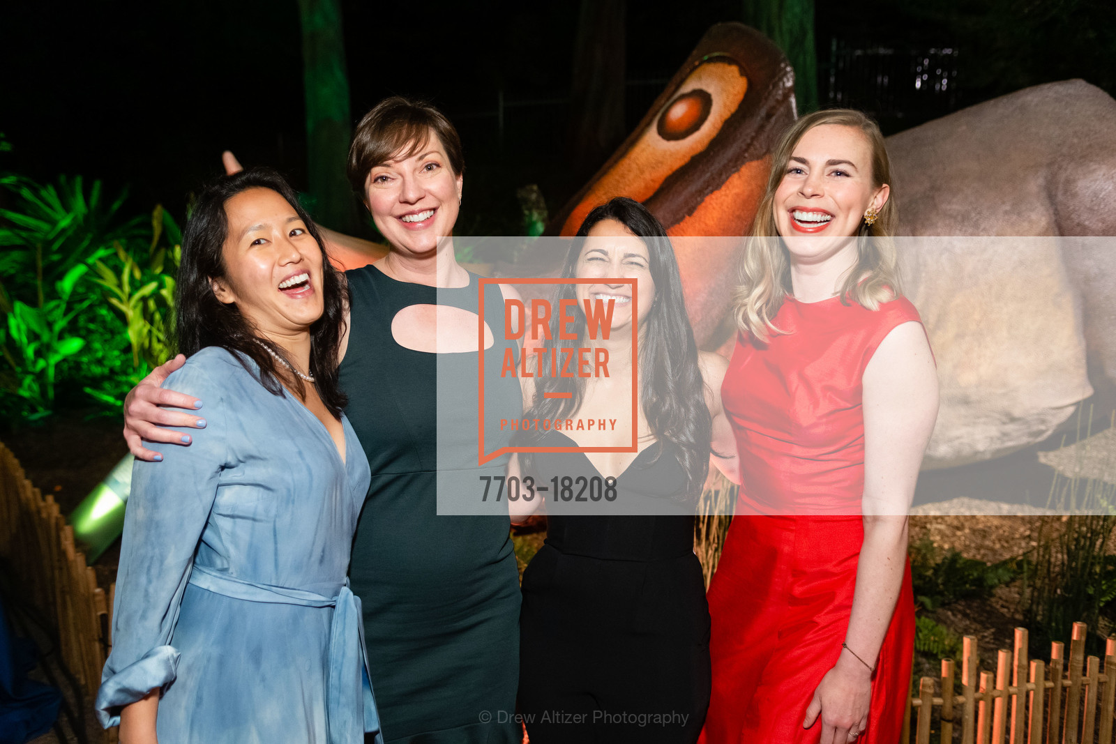 Yuann Wang, Sarah Behrens, Stephanie Movahhed, Tiffany Zarem, Big Bang Gala 2019, California Acedemy of Sciences. 55 Music Concourse Drive, Photo #7703-18208 Yuann Wang, Sarah Behrens, Stephanie Movahhed, Tiffany Zarem, Photo #7703-18208