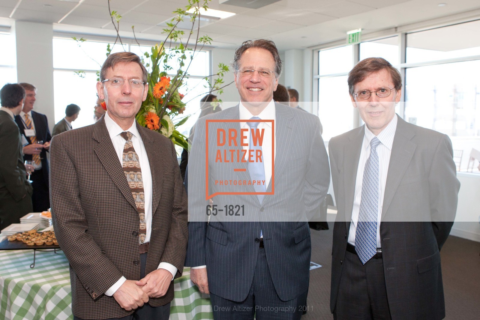 Henry Kriegstein, Bob Klein, Arnold Kriegstein, UCSF Dedication of the New Institute for Regeneration Medicine Building, US, February 9th, 2011, Photo #65-1821 Henry Kriegstein, Bob Klein, Arnold Kriegstein, Photo #65-1821