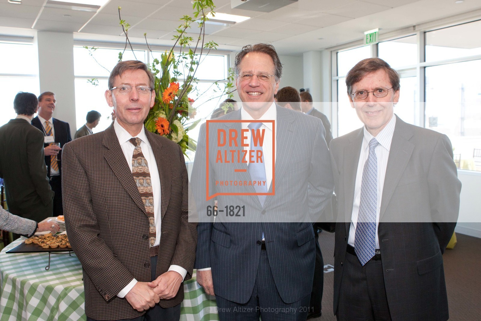 Henry Kriegstein, Bob Klein, Arnold Kriegstein, UCSF Dedication of the New Institute for Regeneration Medicine Building, US, February 9th, 2011, Photo #66-1821 Henry Kriegstein, Bob Klein, Arnold Kriegstein, Photo #66-1821