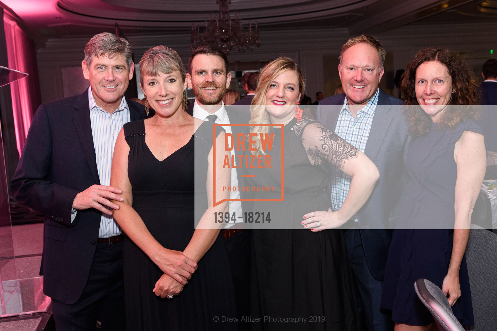 Tom Gross, Jennifer Gross, Andrew Meinnert, Stacey Elmore, SFCASA Fostering Change Gala 2019: Dreams Grow Here, Ritz Carlton Hotel. 600 Stockton Street, April 26th, 2019, Photo #1394-18214 Tom Gross, Jennifer Gross, Andrew Meinnert, Stacey Elmore, Photo #1394-18214