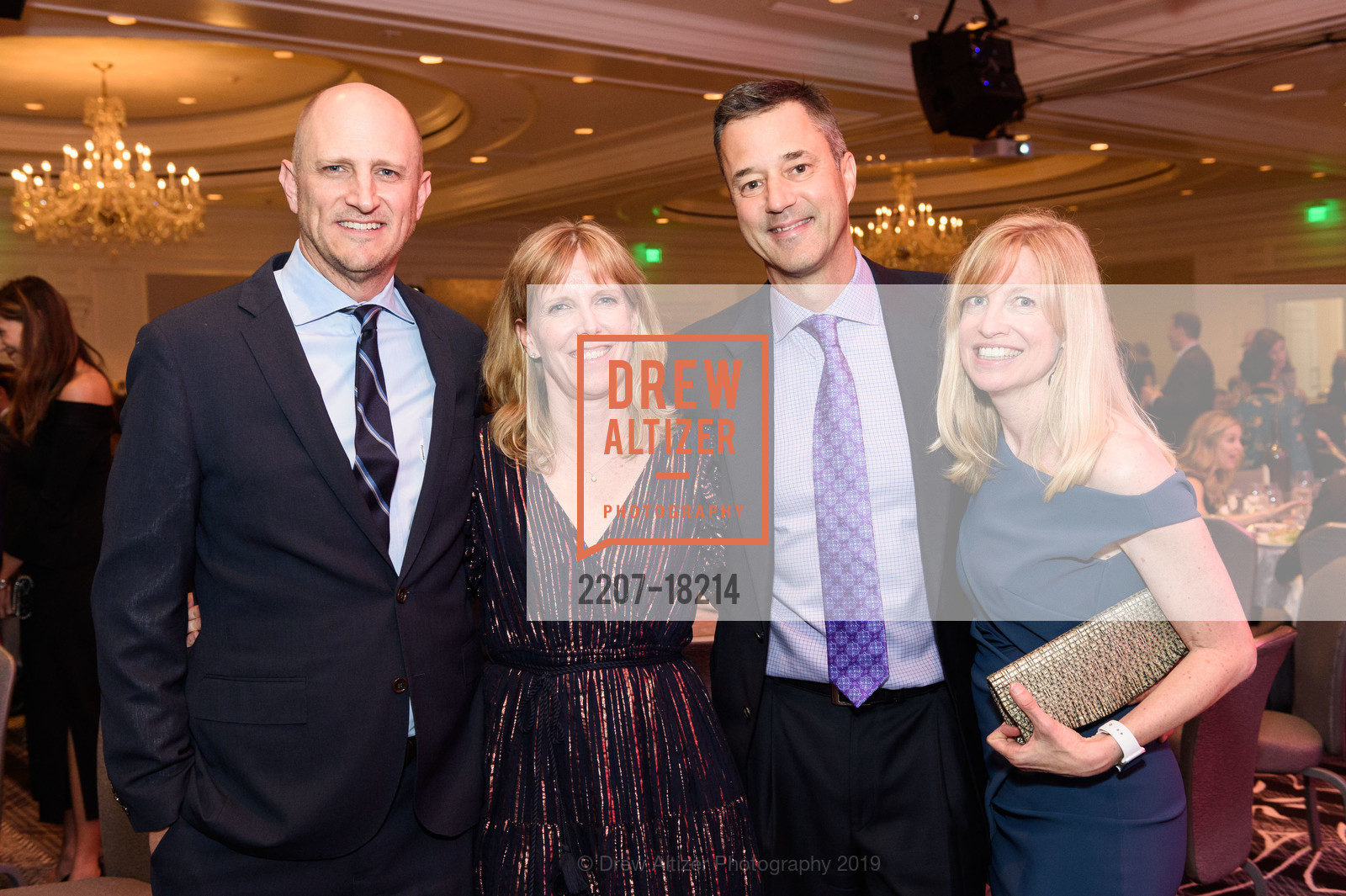 Brian Roberts, Johanna Roberts, Greg Mrva, Vickie Mrva, SFCASA Fostering Change Gala 2019: Dreams Grow Here, Ritz Carlton Hotel. 600 Stockton Street, April 26th, 2019, Photo #2207-18214 Brian Roberts, Johanna Roberts, Greg Mrva, Vickie Mrva, Photo #2207-18214