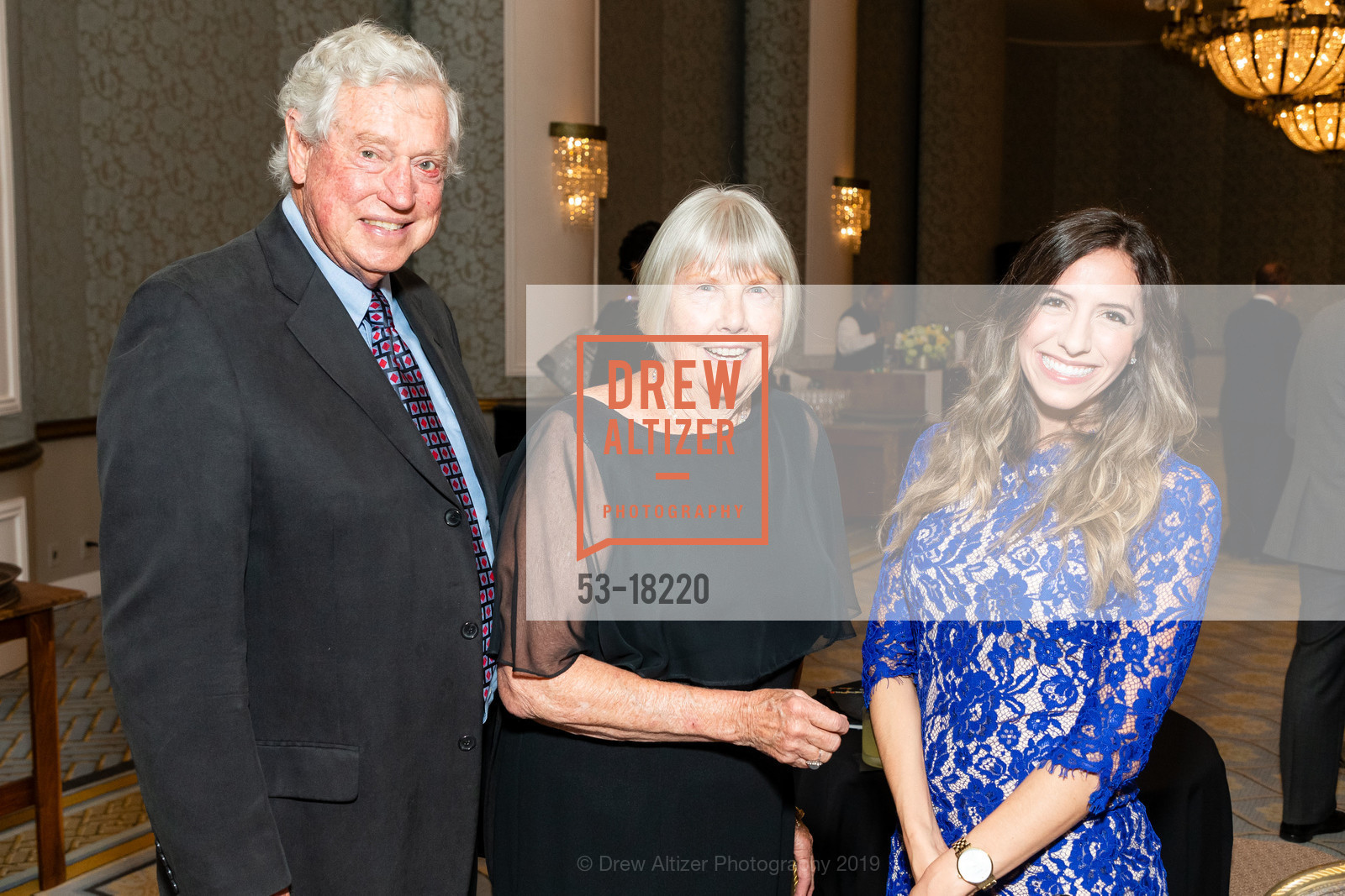 Paul Kruger, Carol Kruger, Stacey Baca, Big Brothers Big Sisters of the Bay Area Igniting Potential Gala and Auction 2019, Fairmont Hotel, Grand Ballroom. 950 Mason Street, April 26th, 2019, Photo #53-18220 Paul Kruger, Carol Kruger, Stacey Baca, Photo #53-18220