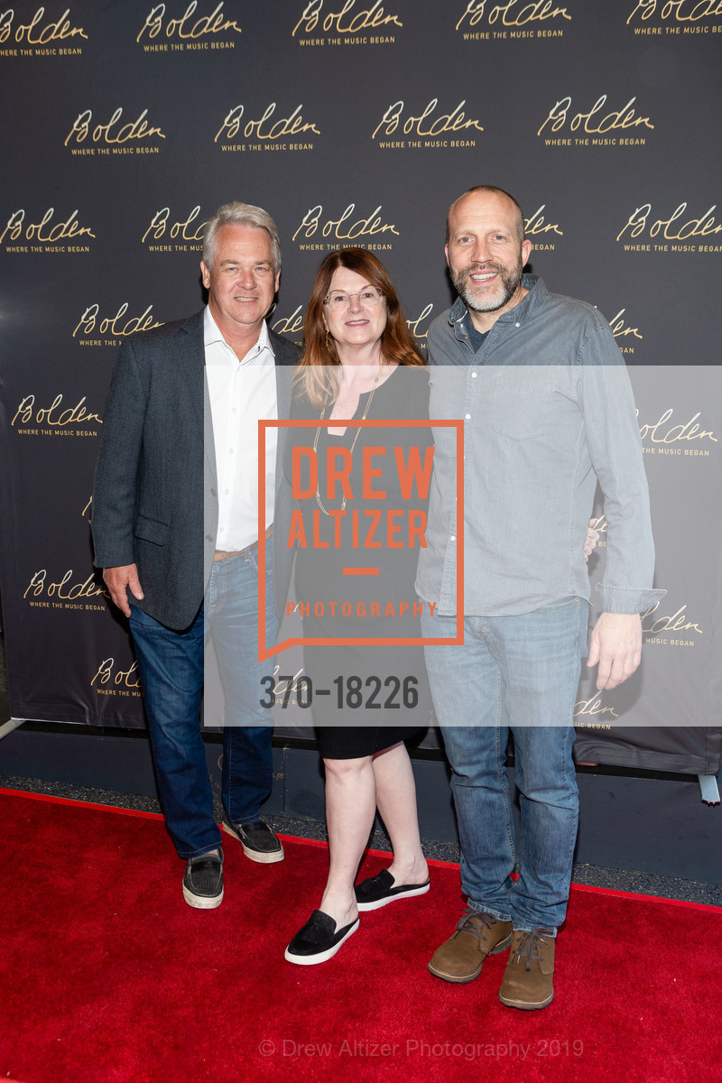 Ed Hewitt, Susan Hewitt, Scott Steiner, BOLDEN Arrivals at San Rafael Film Center, Smith Rafael Film Center. 1118 4th Street, April 25th, 2019, Photo #370-18226 Ed Hewitt, Susan Hewitt, Scott Steiner, Photo #370-18226