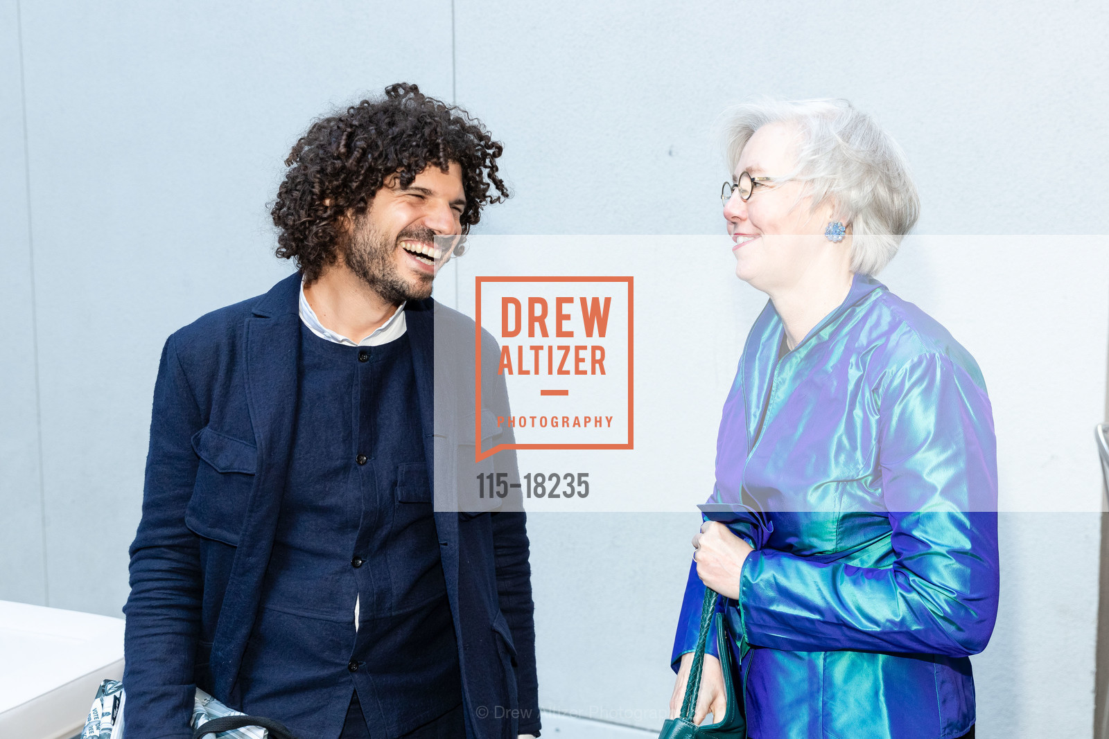 Marc Azoulay, Nan Keeton, SFMOMA Directors Circle Dinner with JR, SFMOMA, April 24th, 2019, Photo #115-18235 Marc Azoulay, Nan Keeton, Photo #115-18235